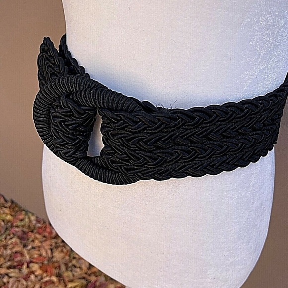 NEW!Juliana Collezione NY Designer Belt Black Braided Style 36 in. Adjustable main image 11